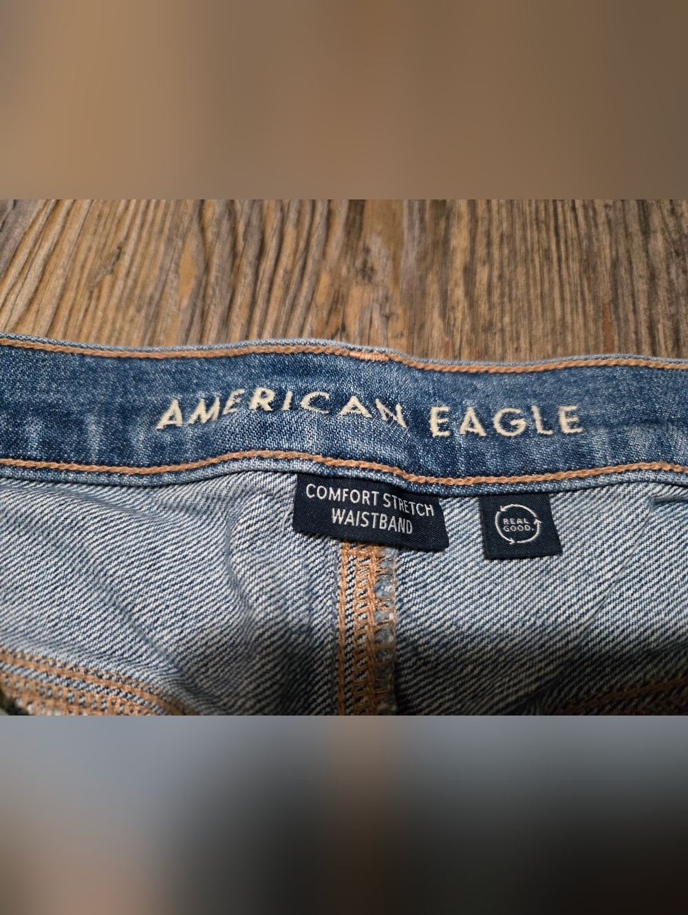 American Eagle Outfitters Distressed Blue Ripped Jeans - Picture 6 of 16